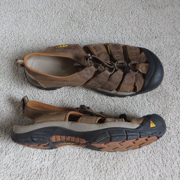 Keen Mens Newport Leather Sandals Size 14 Brown Closed Toe Waterproof main image 8